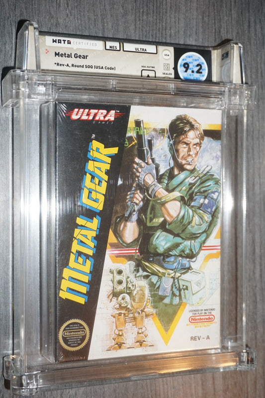 Metal Gear (Nintendo NES) Wata 9.2 A NEW Factory Sealed