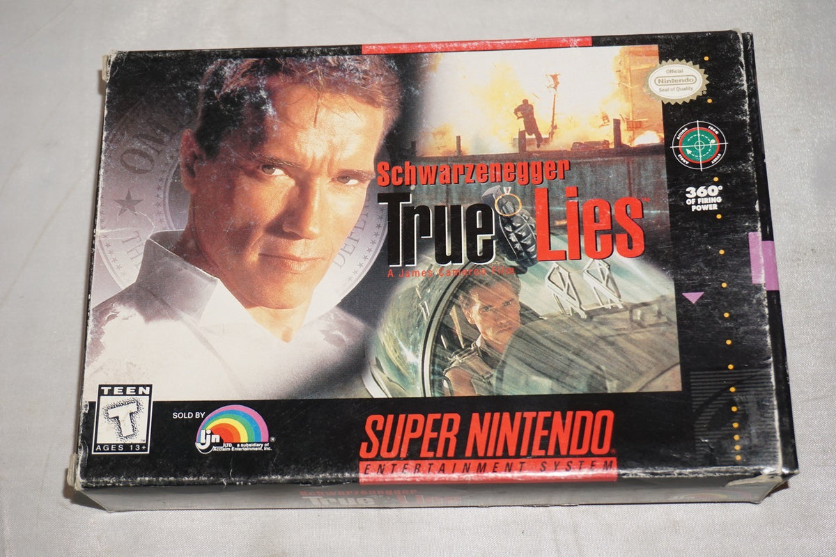 True Lies (Super Nintendo SNES) Complete in Box CIB