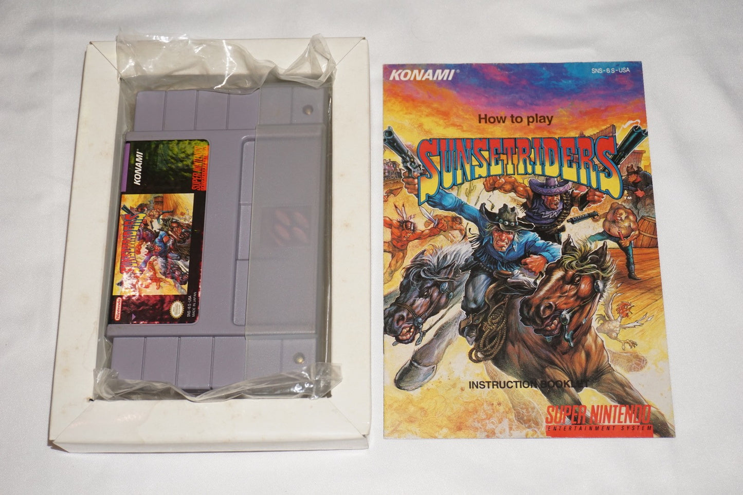 Sunset Riders (Super Nintendo SNES) Complete in Box CIB