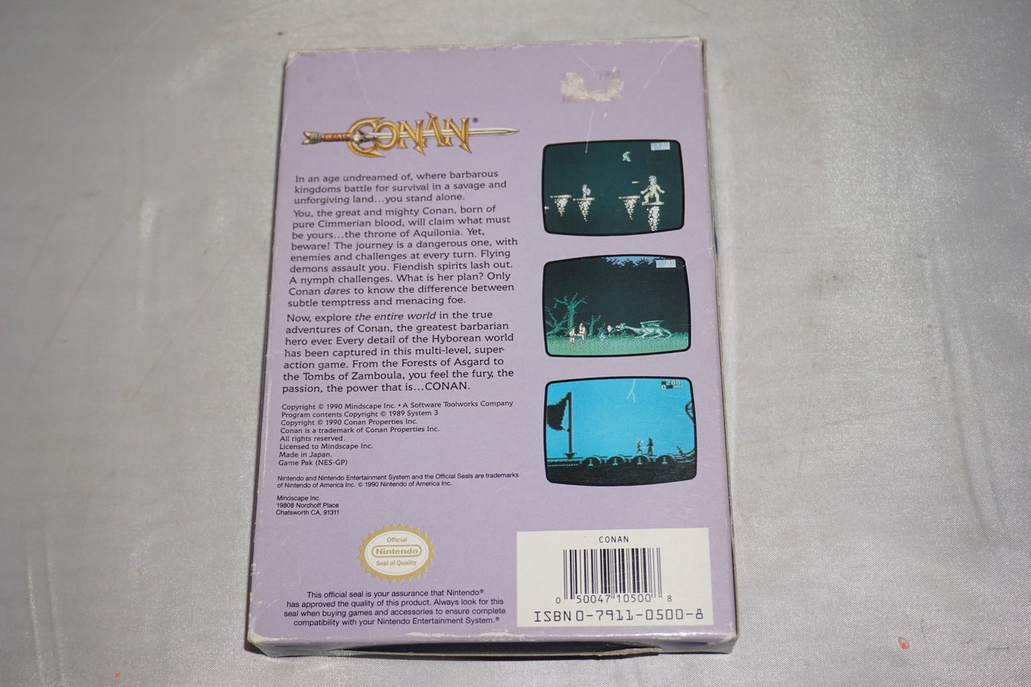 Conan (Nintendo NES) Complete in Box CIB