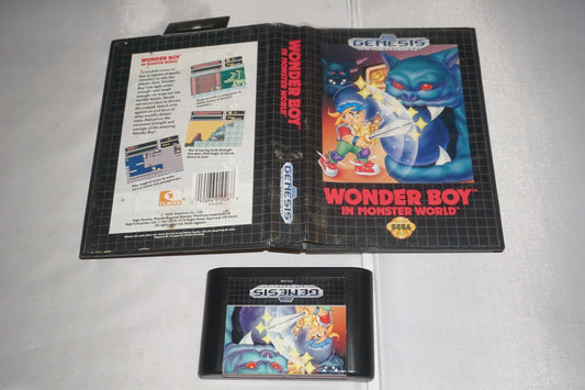 Wonder Boy In Monsters World (Sega Genesis) with Case No Manual
