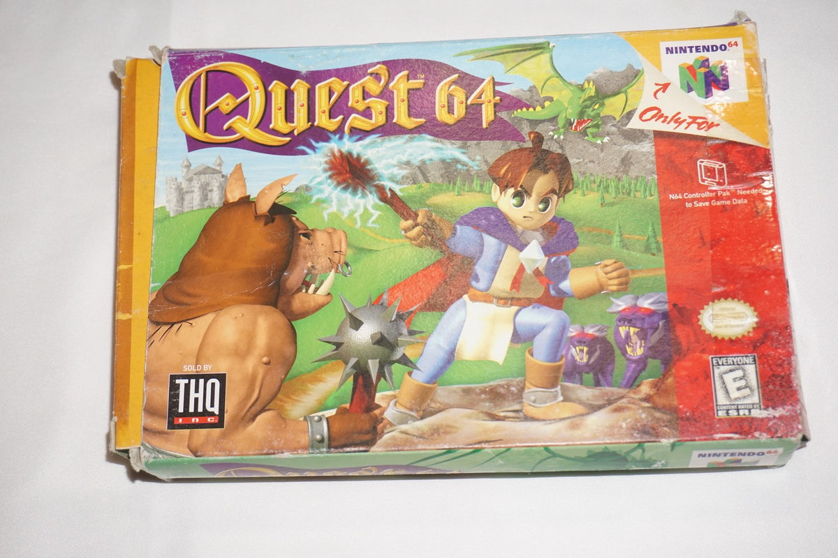 Quest (Nintendo 64 N64) Complete in Box CIB