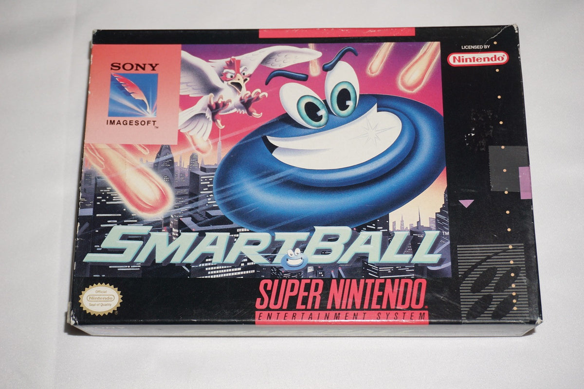 Smartball (Super Nintendo SNES) Complete in Box CIB