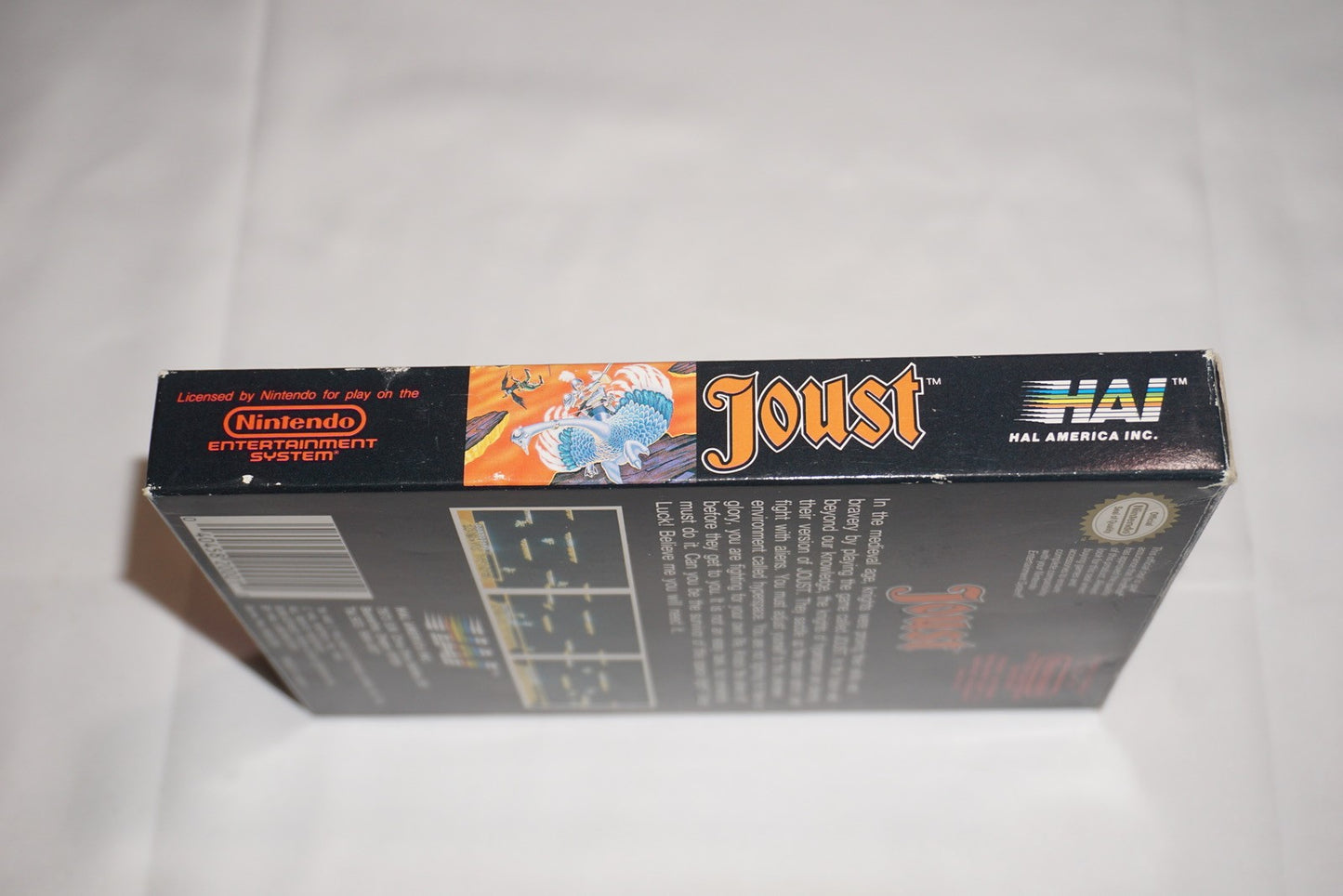 Joust Oval (Nintendo NES) Complete in Box CIB