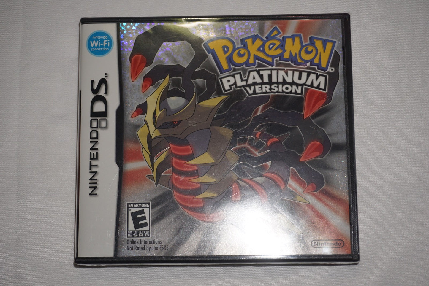 Pokemon Platinum Nintendo DS NEW w/ Giratina Figure Carrying Case Not for Resale