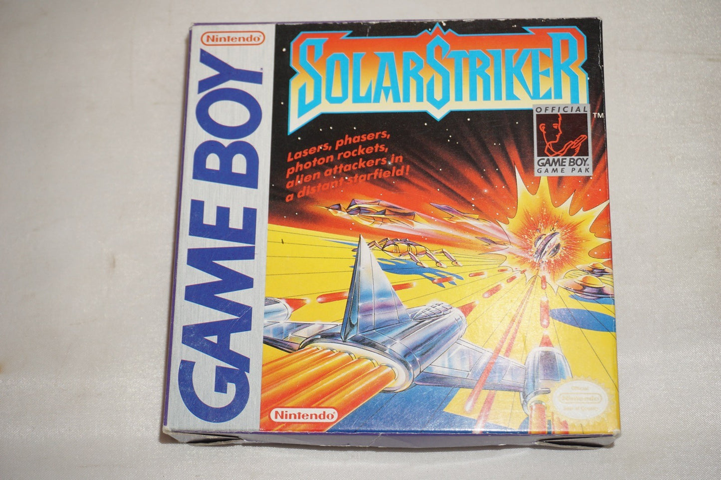 Solar Striker (Nintendo Gameboy Game Boy GB) Complete CIB Authentic