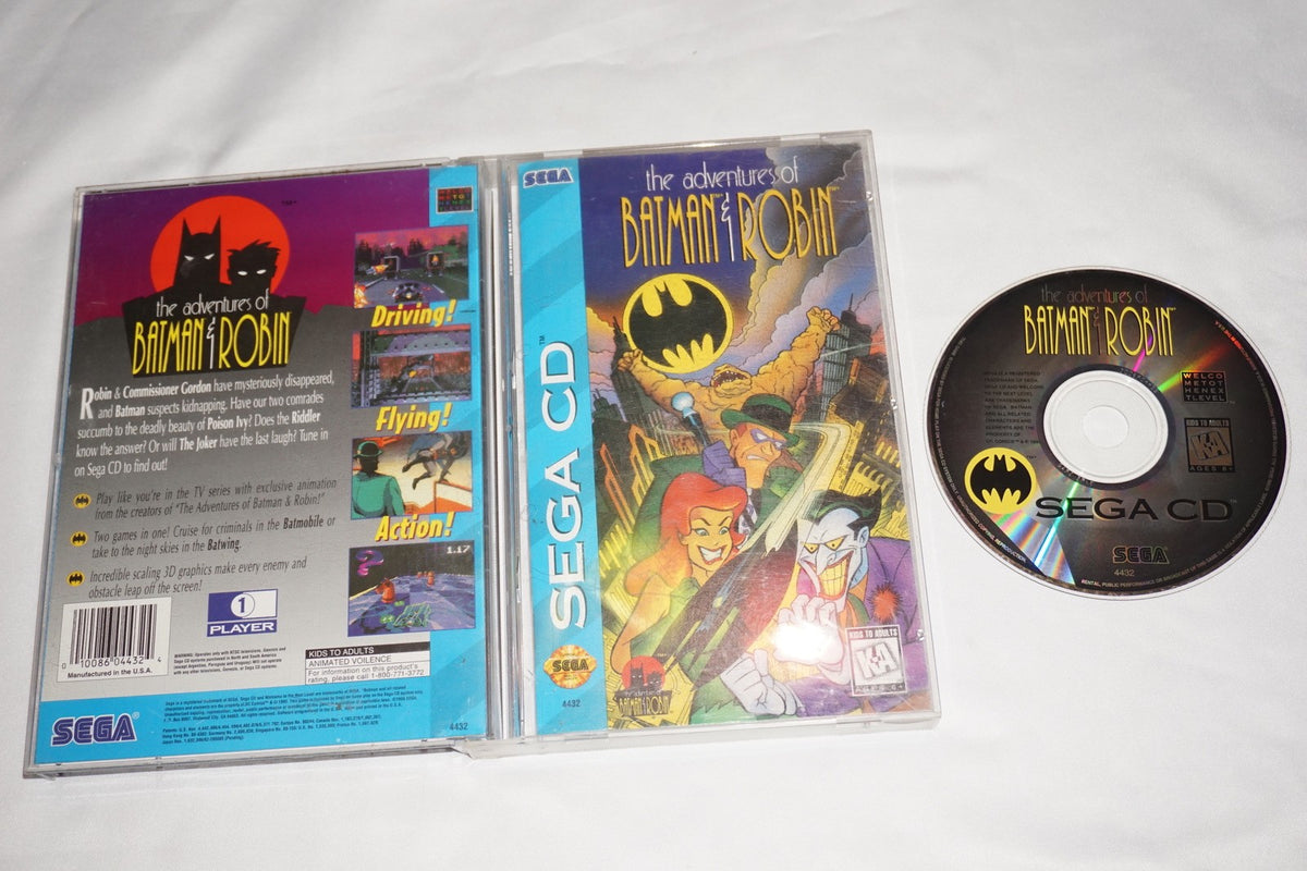 Adventures of Batman & Robin (Sega CD) Complete w/ Reg Card
