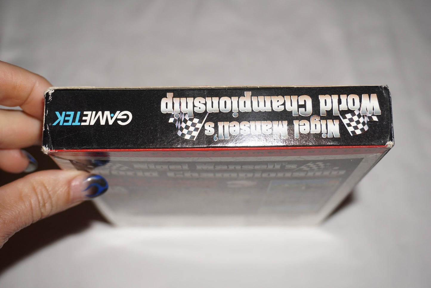 Nigel Mansell’s World Championship Racing (Nintendo NES) Complete Reg Poster CIB