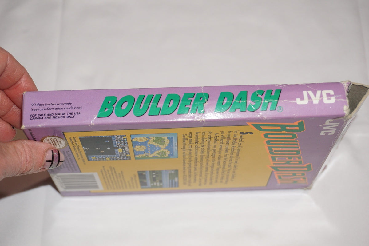 Boulder Dash (Nintendo NES) Complete in Box CIB