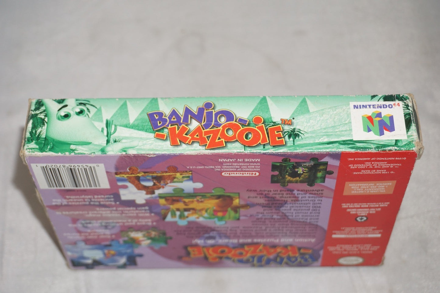 Banjo Kazooie (Nintendo 64 N64) Complete in Box CIB