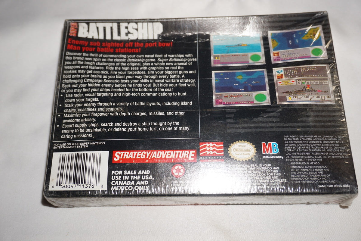 Super Battleship (Super Nintendo SNES) NEW Sealed