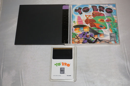 Yo Bro (Turbo Grafx 16 tg16) Complete in Case Turbografx