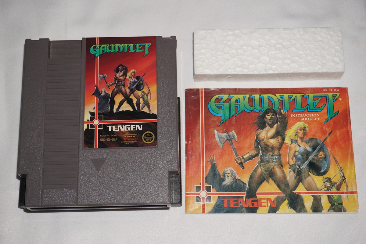 Gauntlet 1 Grey Tengen (Nintendo NES) Complete in Box CIB