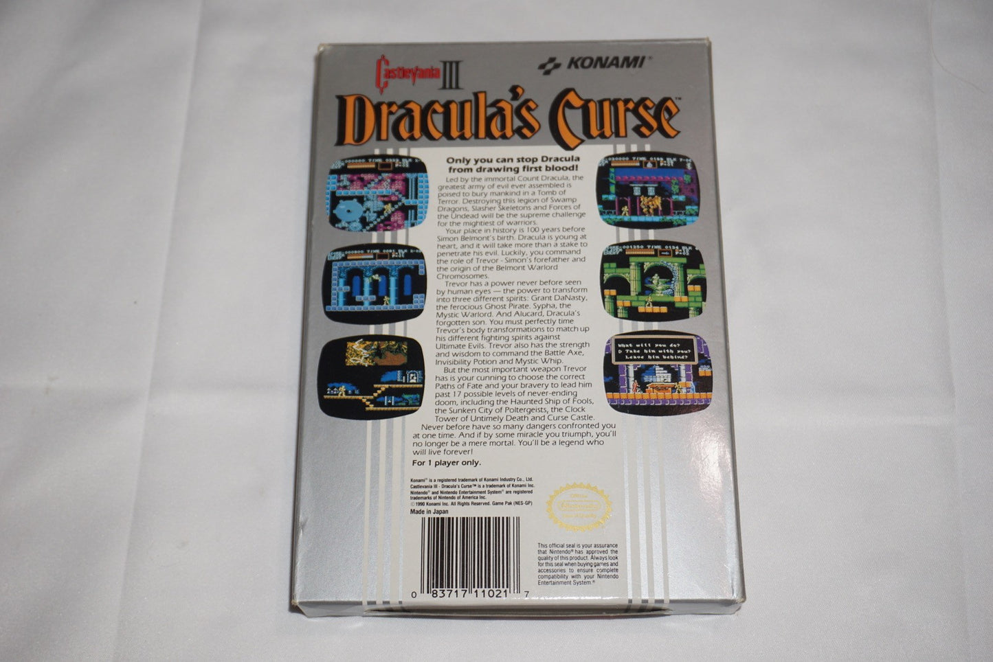 Castlevania III 3 Dracula's Curse (Nintendo NES) Complete in Box CIB