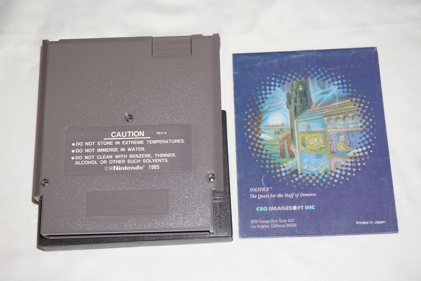 Solstice (Nintendo NES) Complete in Box CIB