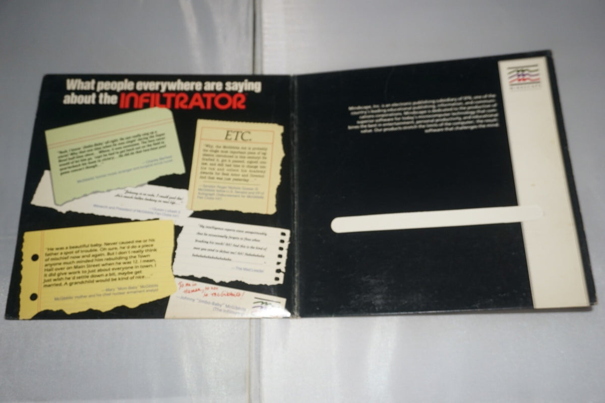 Infiltrator (Commodore 64/128) with Box