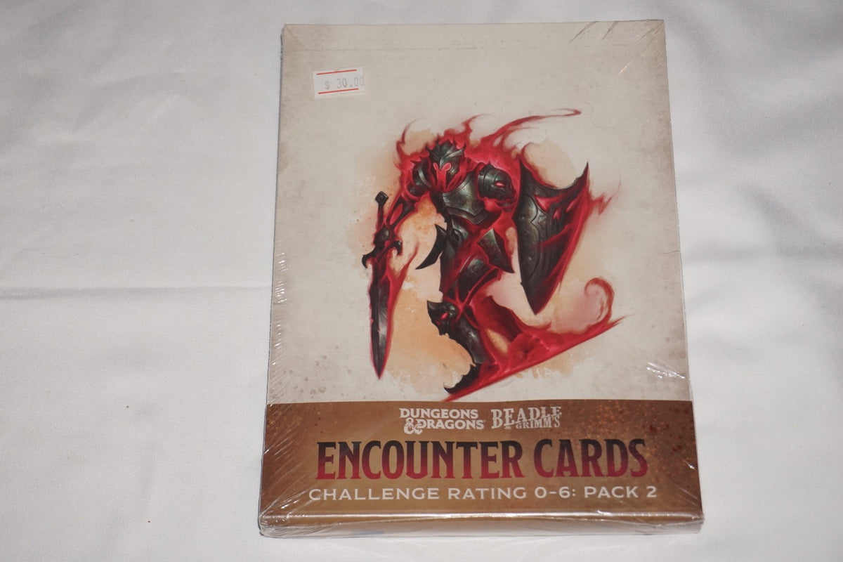 Encounter Cards Challenge Rating 0-6 Pack 2 Dungeons & Dragons D&D NEW
