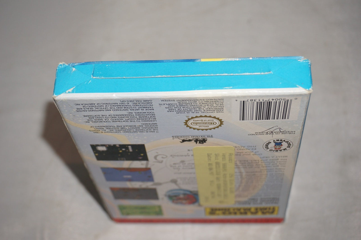 Mario's Time Machine (Nintendo NES) Complete in Box CIB