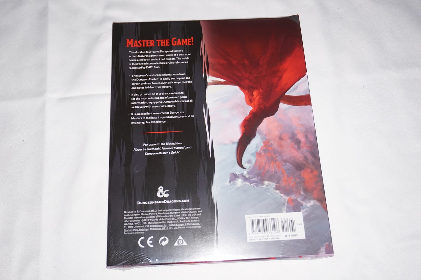 Dungeon Master's Screen Reincarnated Dungeons & Dragons D&D NEW