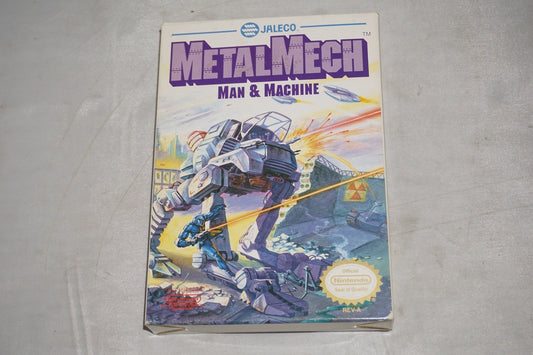 Metal Mech (Nintendo NES) Complete in Box w/ Reg Card CIB