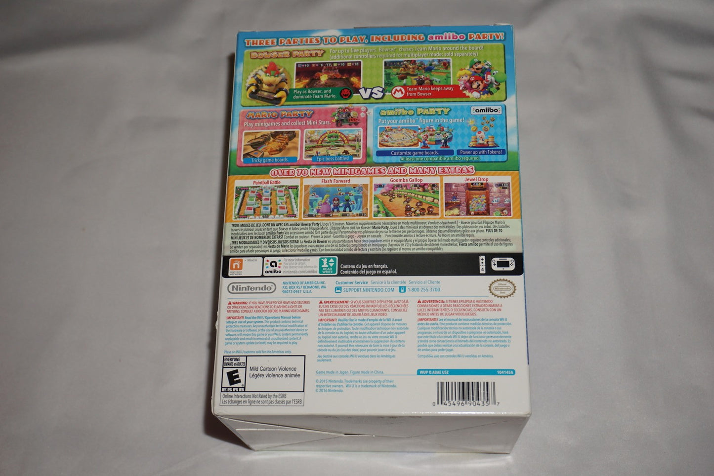 Mario Party 10 (Nintendo Wii U) NEW Sealed w/ Mario Amiibo