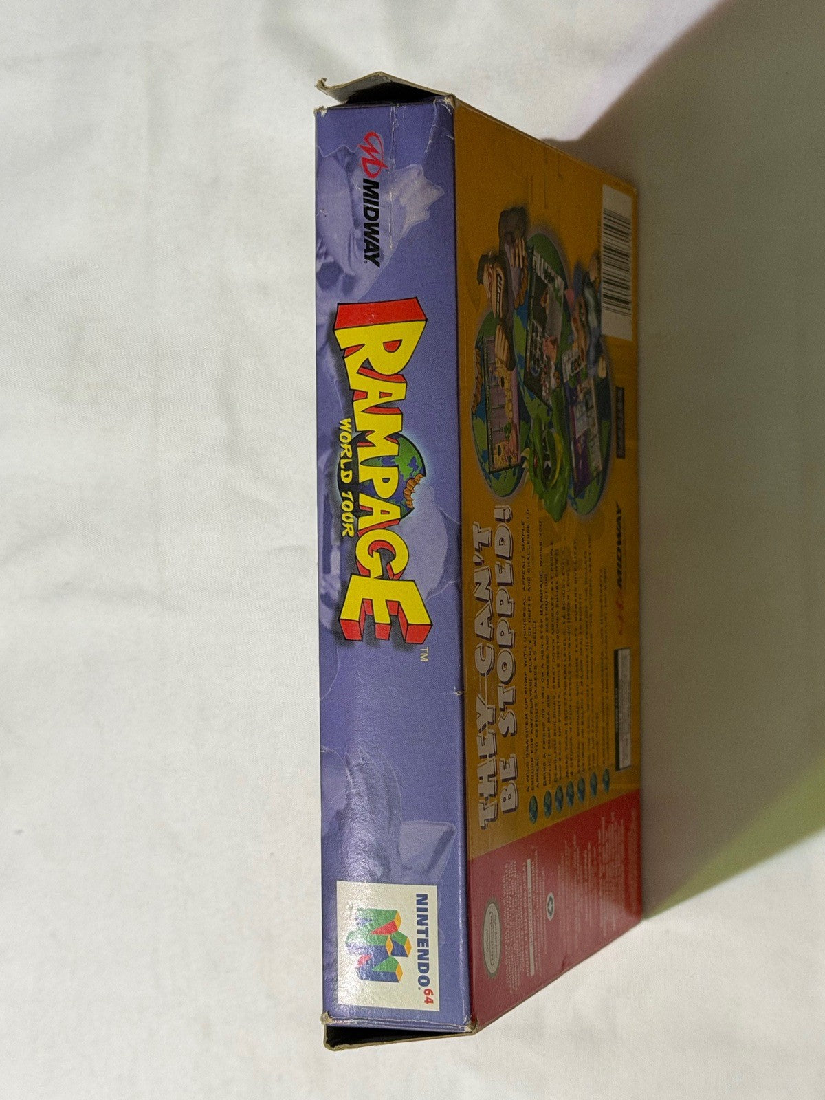 Rampage World Tour (Nintendo 64 N64) Complete in Box w/ Reg CIB