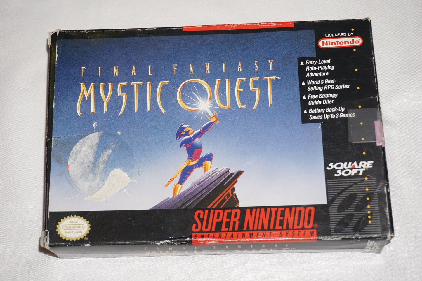 Final Fantasy Mystic Quest (Super Nintendo SNES) Complete in Box CIB