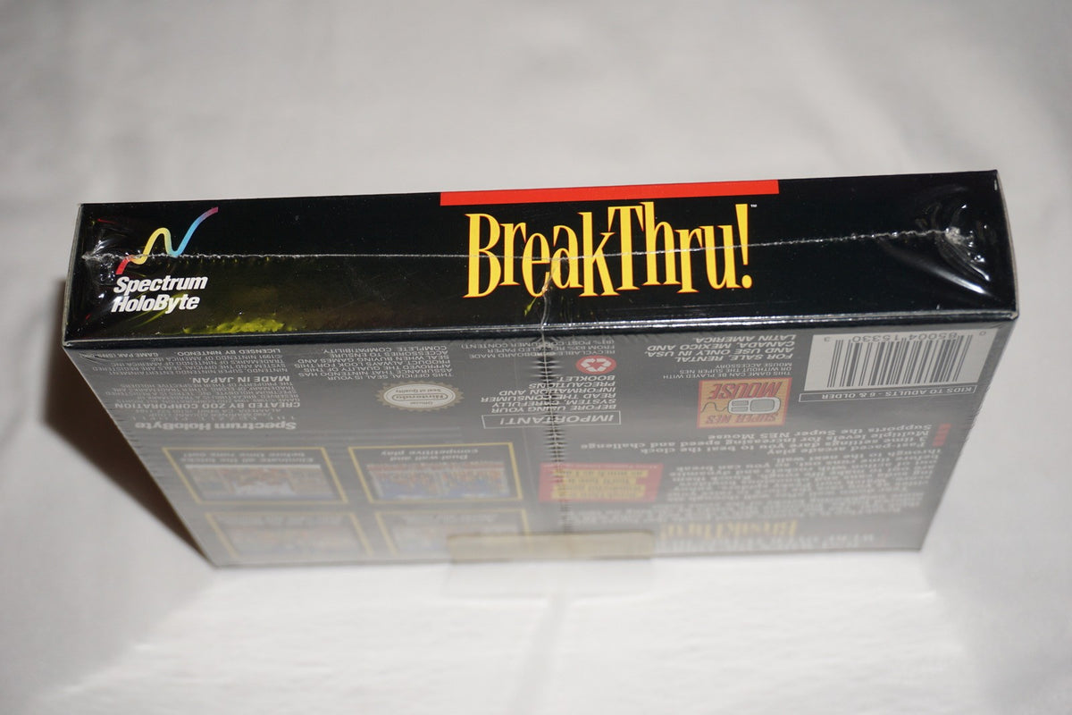 Breakthru (Super Nintendo SNES) NEW Sealed
