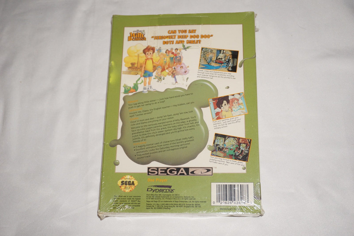 Adventures of Willy Beamish (Sega CD) NEW Sealed