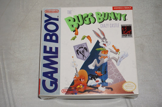 Bugs Bunny Crazy Castle (Nintendo Gameboy Game Boy GB) Complete CIB Authentic