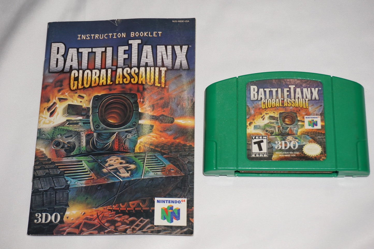 Battletanx Global Assault (Nintendo 64 N64) Complete in Box CIB