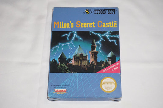 Milon's Secret Castle (Nintendo NES) Complete in Box CIB