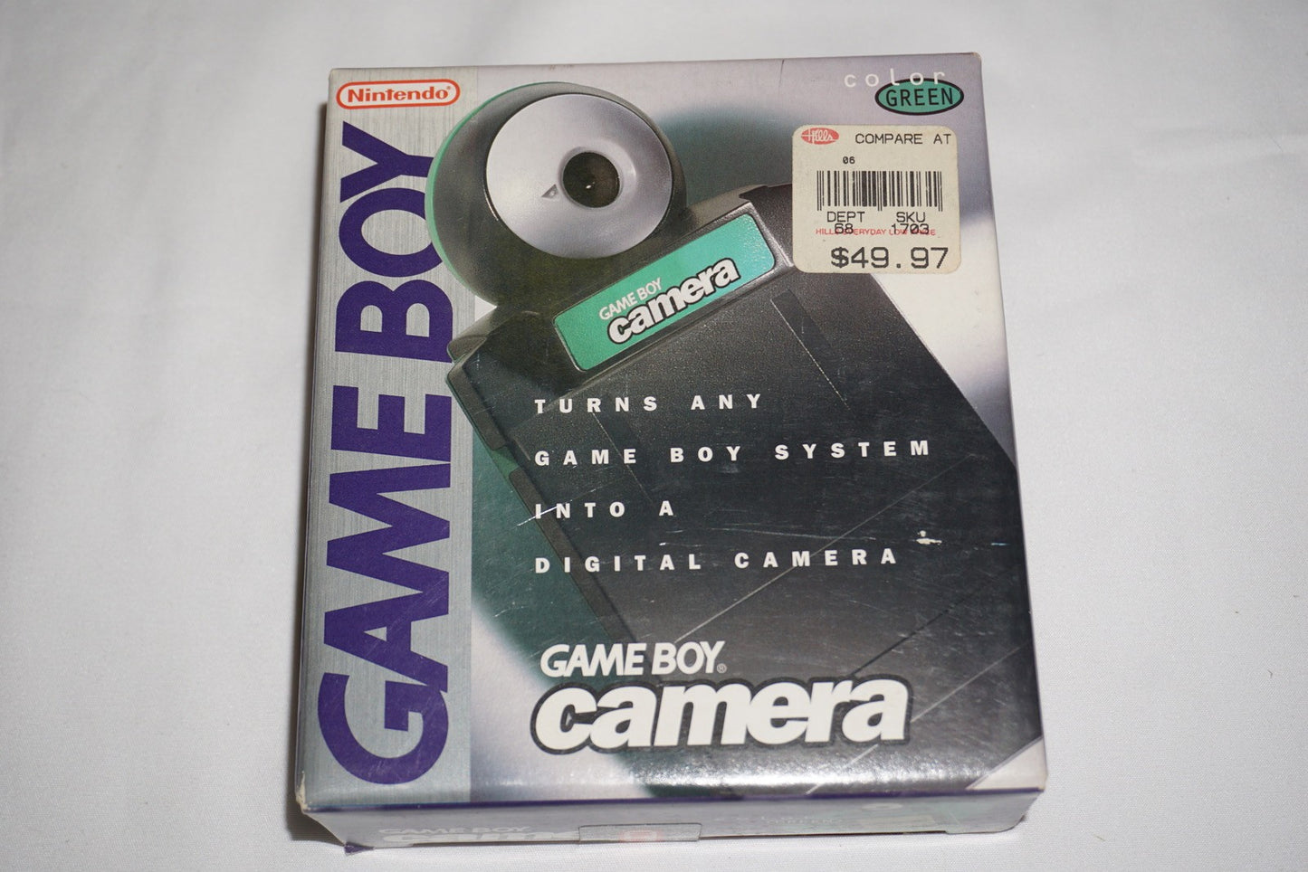Green Camera (Nintendo Game Boy Gameboy) Complete in Box CIB Tested