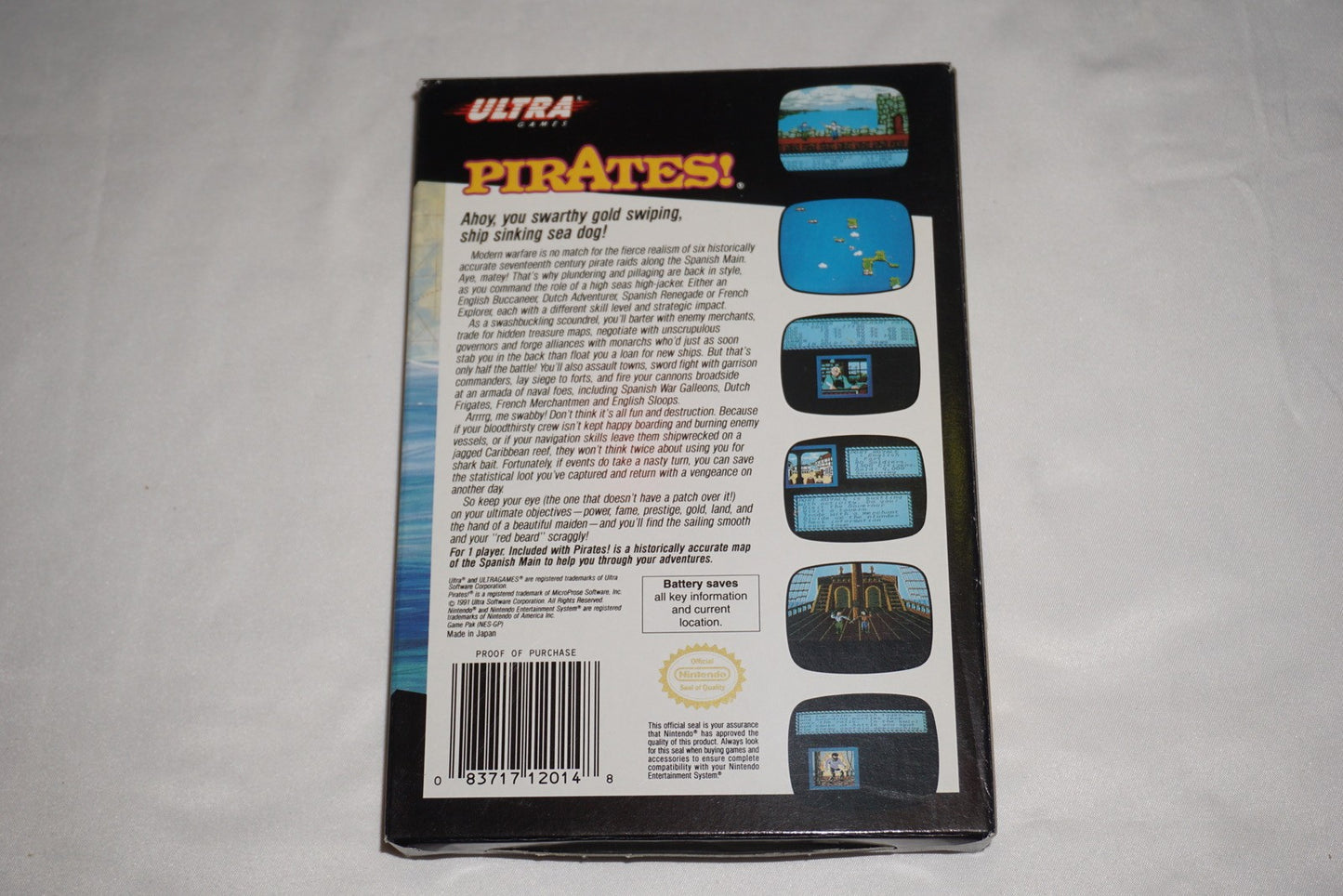 Pirates (Nintendo NES) Complete in Box CIB