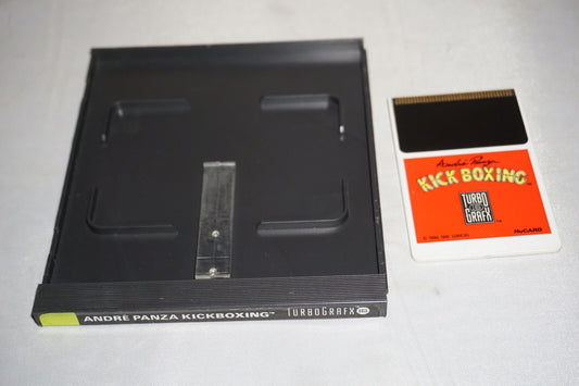 Andre Panza Kickboxing (Turbo Grafx 16 tg16) with Case Turbografx