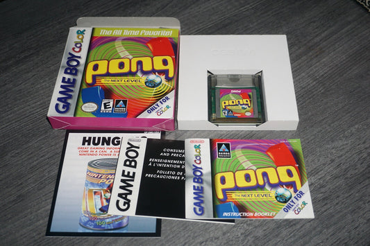 Pong Next Level (Nintendo Gameboy Boy Color) Complete In Box CIB