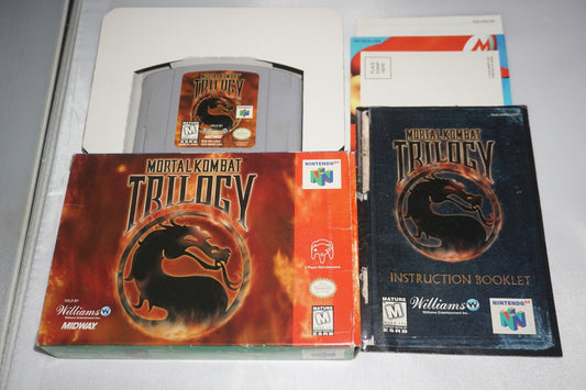 Mortal Kombat Trilogy (Nintendo 64 N64) Complete w/ Reg CIB