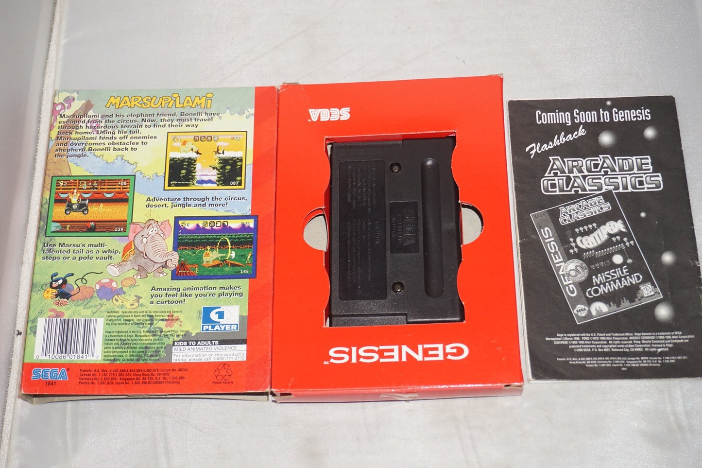 Marsupilami (Sega Genesis) Complete in Box CIB