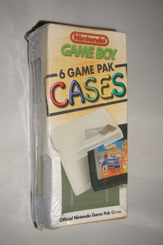 6 Game Pak Cases (Nintendo Gameboy Game Boy) NEW Official