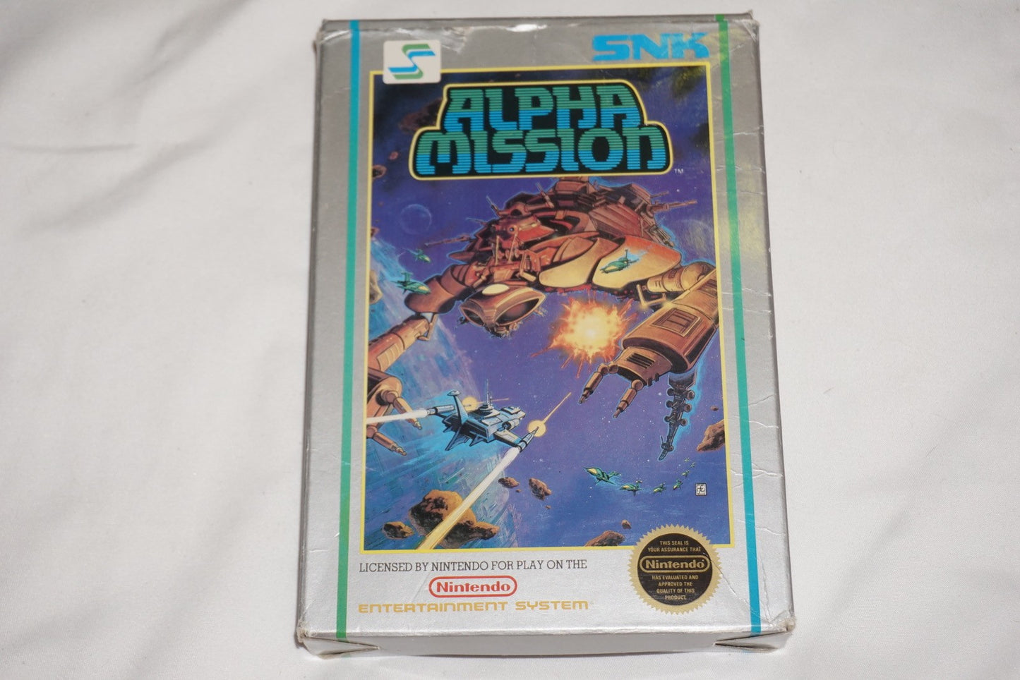 Alpha Mission (Nintendo NES) Complete in Box CIB