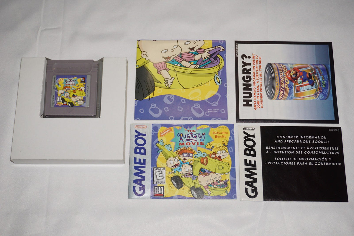 Rugrats Movie (Nintendo Game Boy Gameboy) Complete in Box w/ Poster CIB