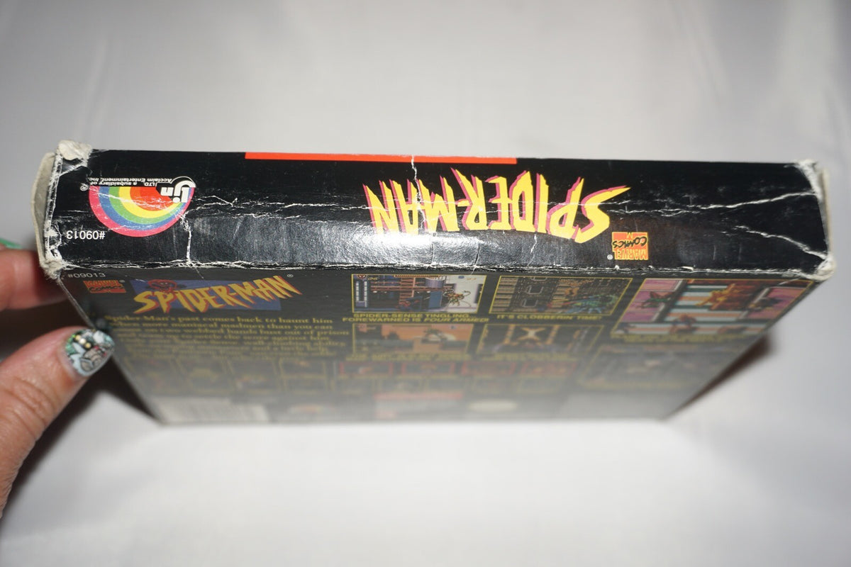 Spider-Man (Super Nintendo SNES) Complete in Box CIB
