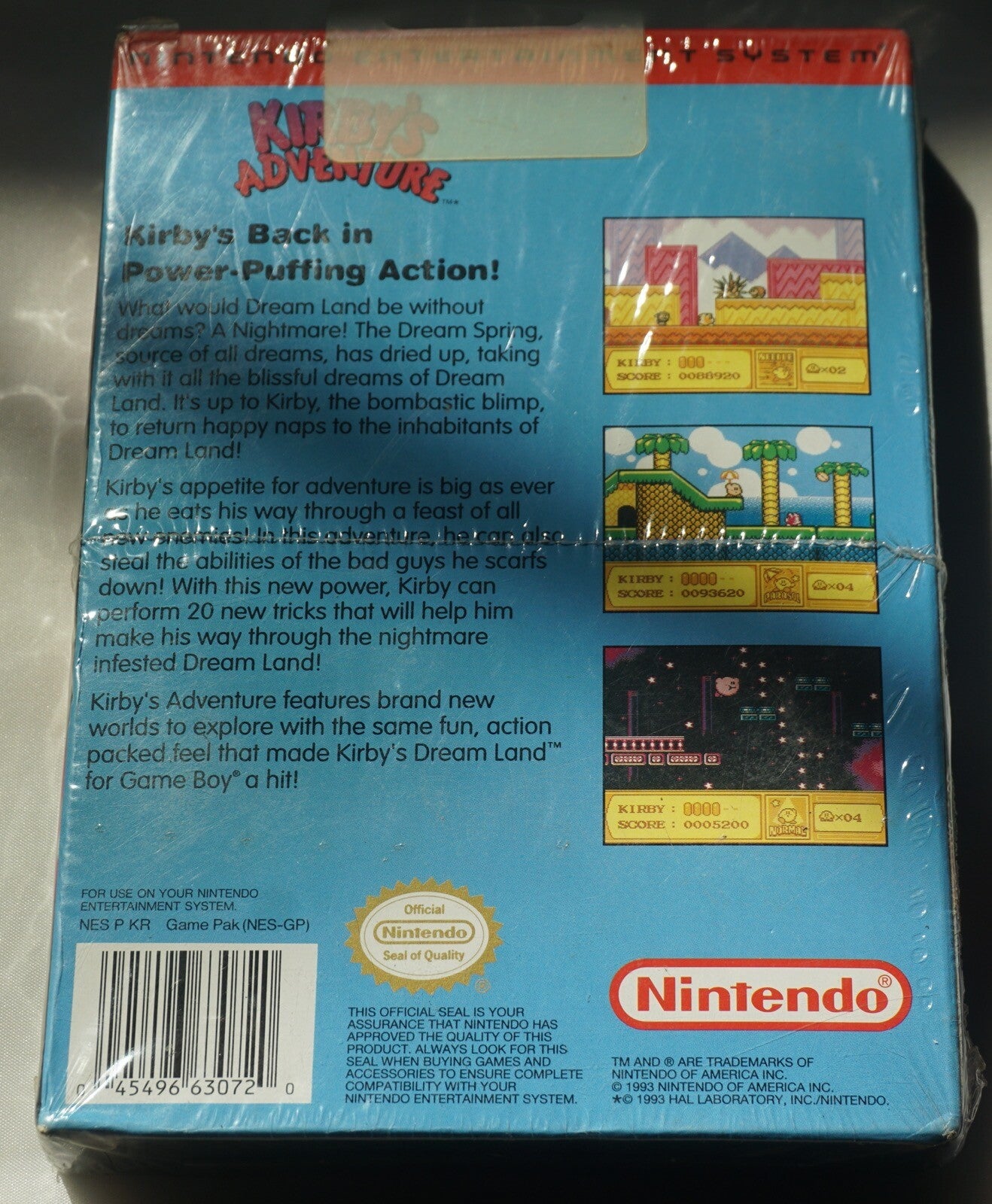 Kirby's Adventure (Nintendo NES) NEW Factory Sealed