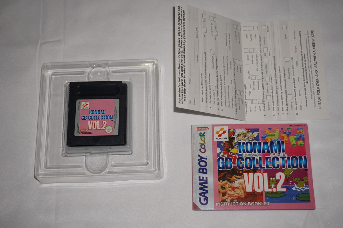 Konami GB Collection Vol 2 (Game Boy Color Gameboy) Complete in Box CIB