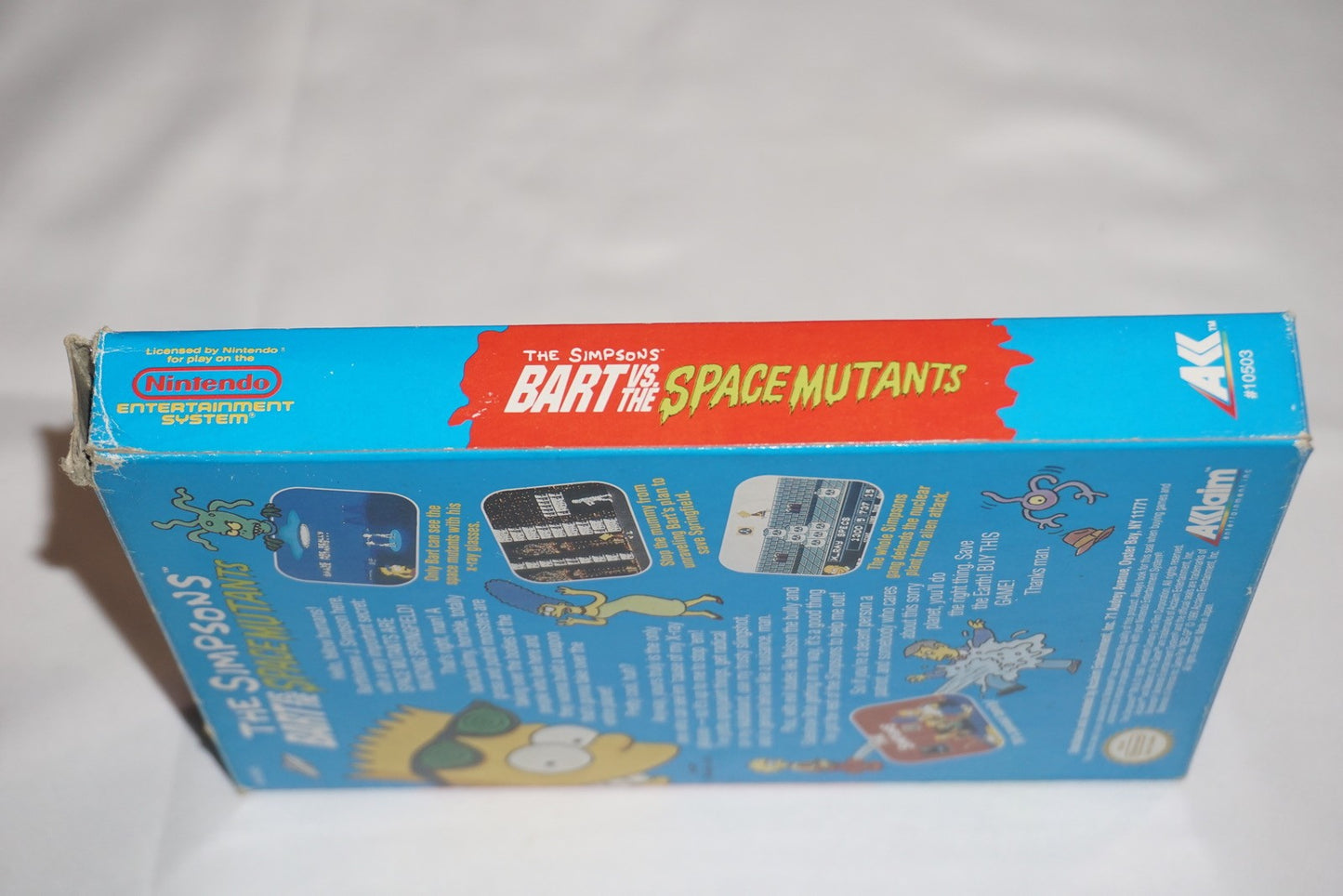 Simpsons Bart vs Space Mutants (Nintendo NES) Complete in Box CIB