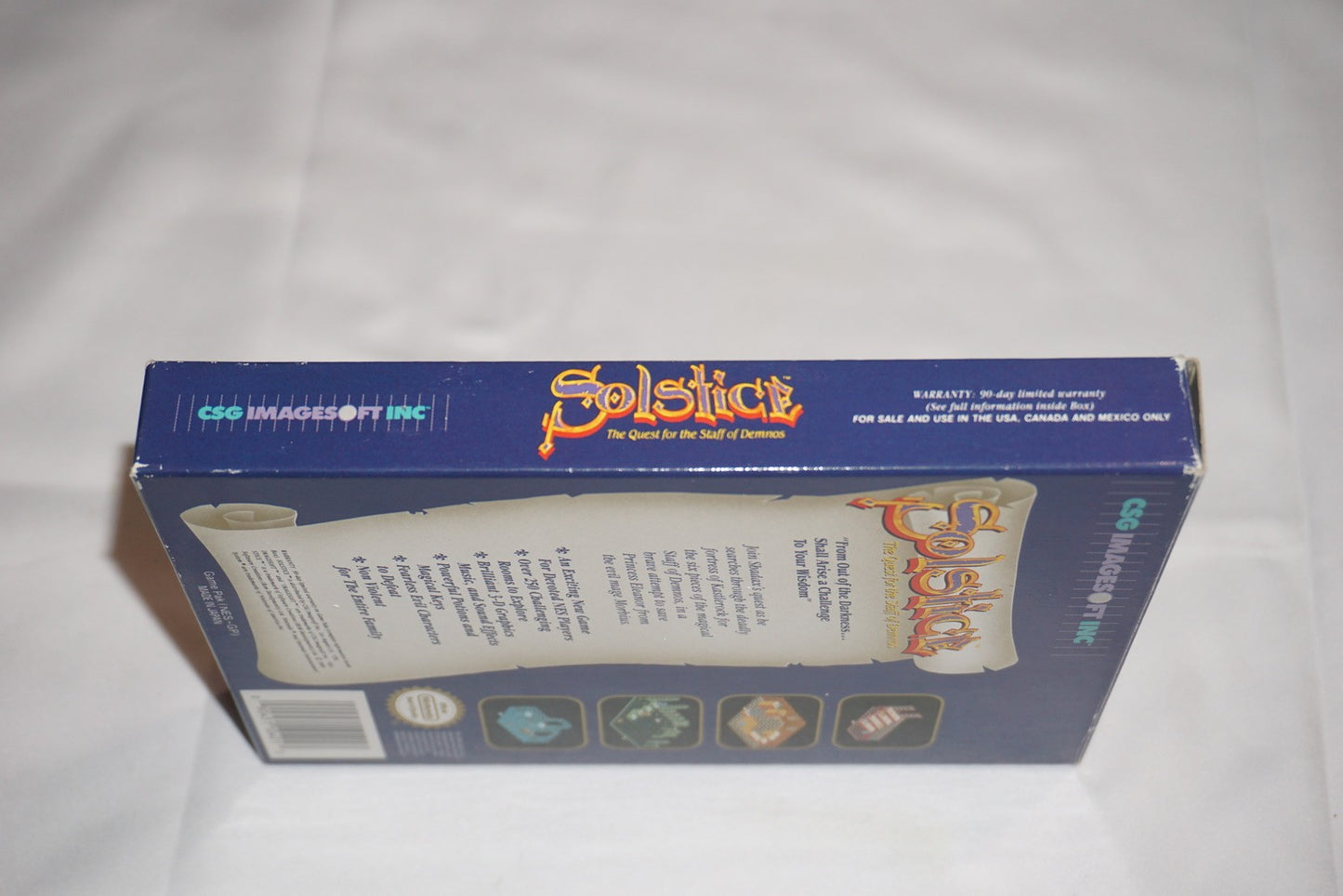Solstice (Nintendo NES) Complete in Box CIB