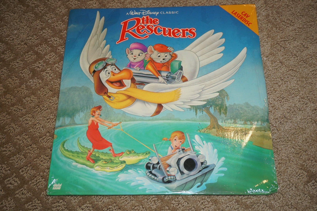 The Rescuers A Walt Disney Classic Cav LaserDisc NEW Sealed