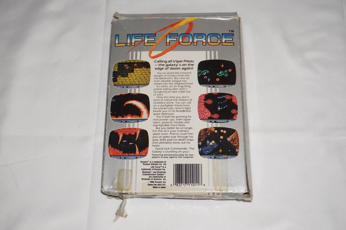 Life Force (Nintendo NES) Complete in Box CIB
