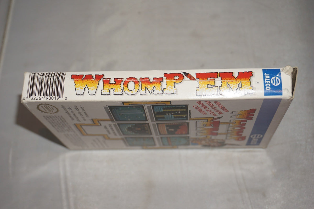 Whomp Em (Nintendo NES) Complete in Box CIB