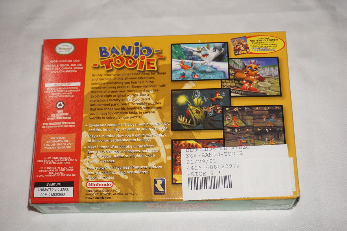 Banjo Tooie (Nintendo 64 N64) Complete in Box CIB Authentic